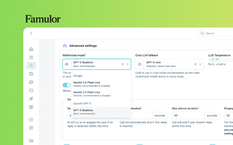 Famulor Knowledge Base