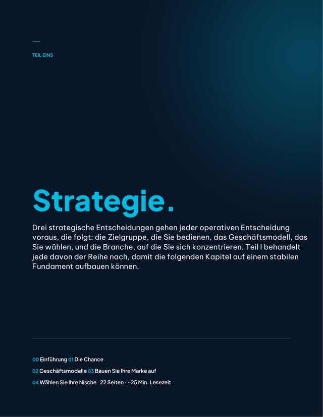 Deel I · Strategie