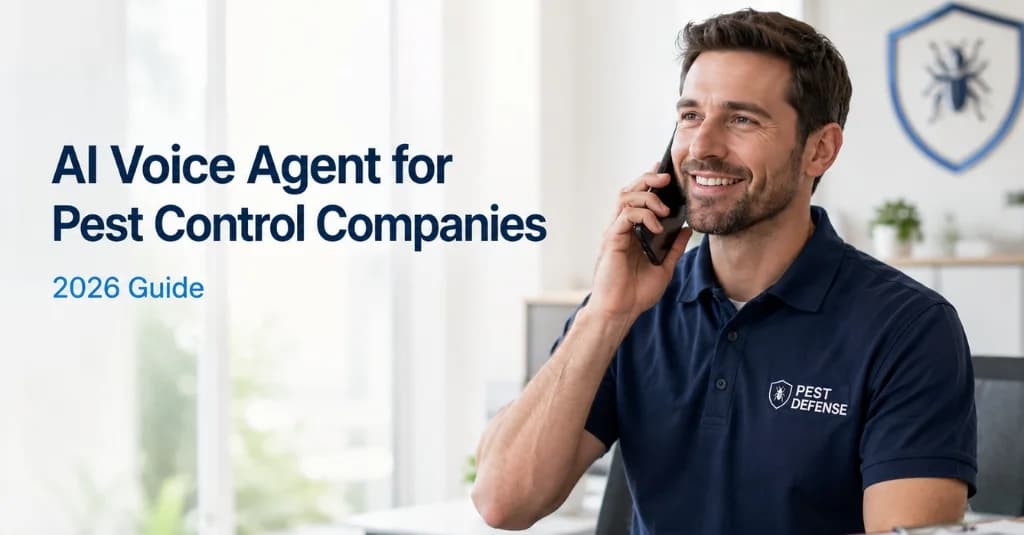 AI Voice Agent for Pest Control Companies: 2026 Guide