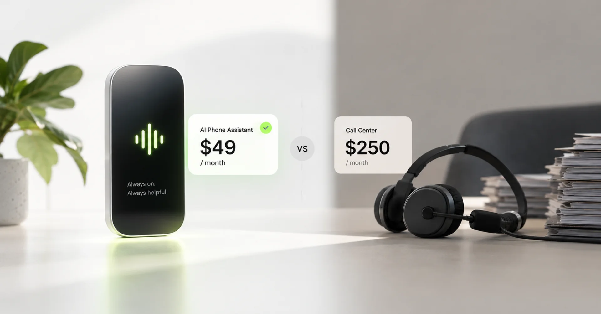 AI Phone Assistant vs. Call Center: Cost Comparison