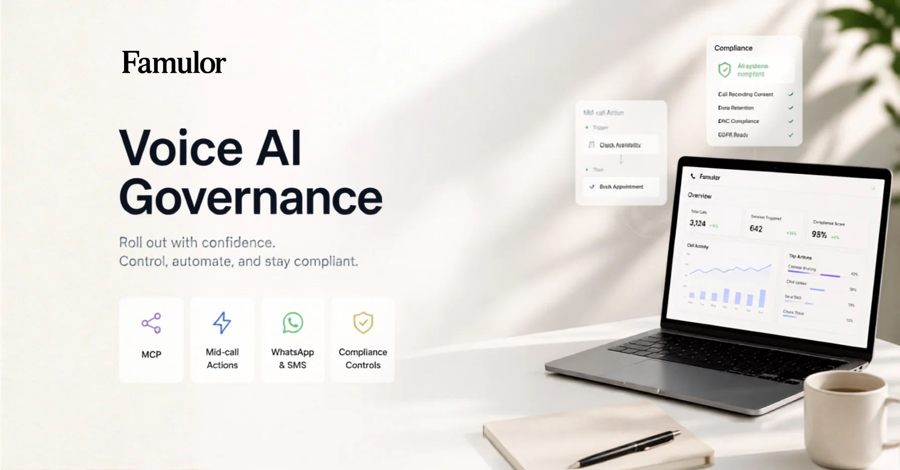 Voice AI Governance: Roll Out MCP, Mid-call Actions, and Compliance Controls