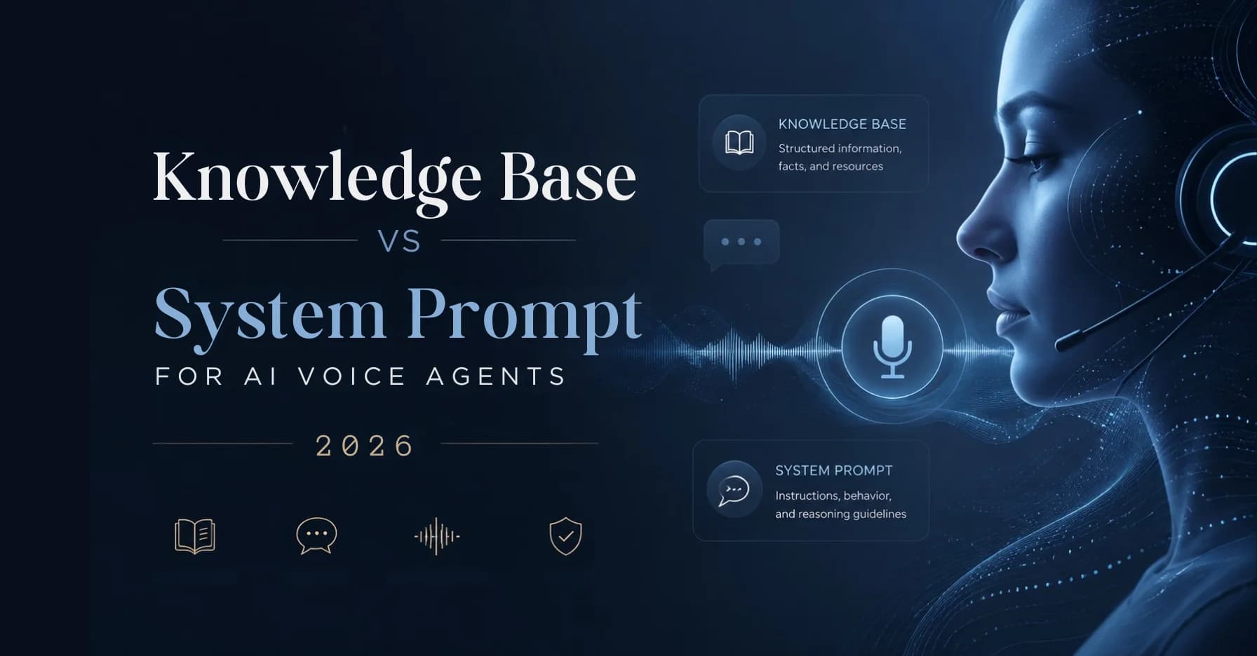 Knowledge Base vs System Prompt for AI Voice Agents 2026