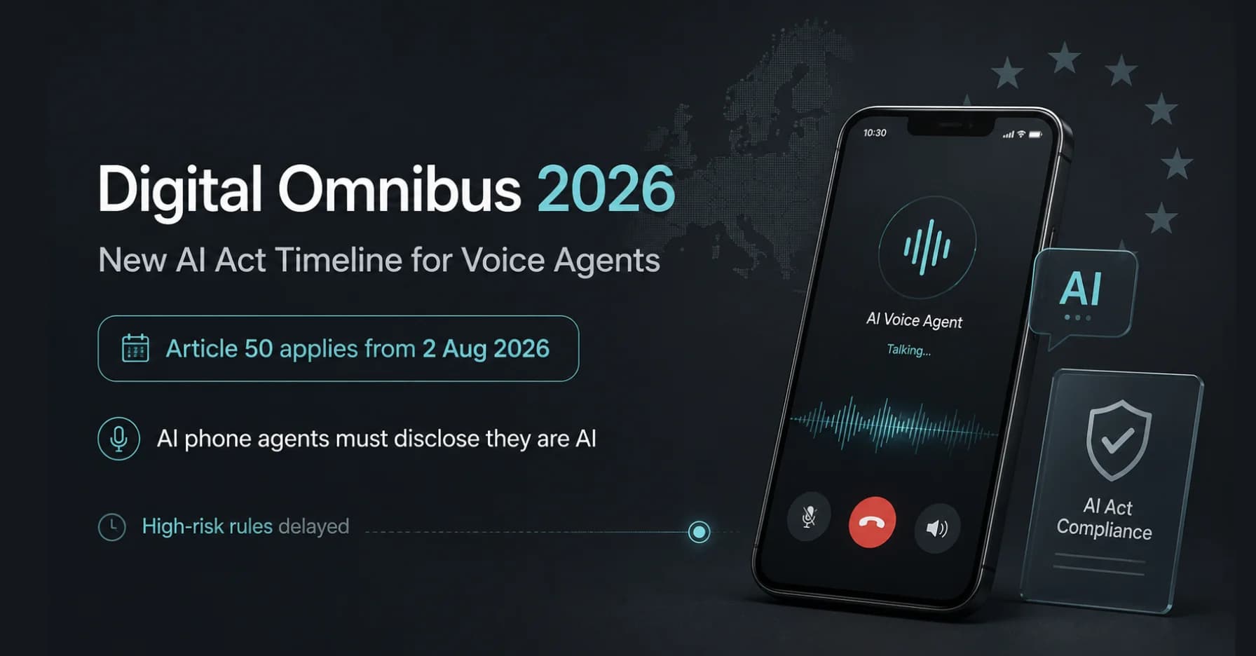 Digital Omnibus: Was KI-Telefonassistenten jetzt müssen