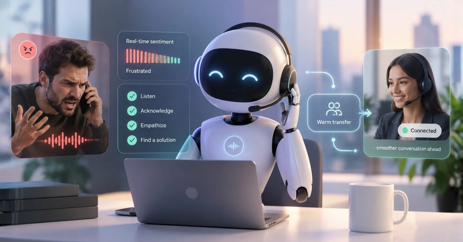 How AI Voice Agents Handle Angry Callers in 2026
