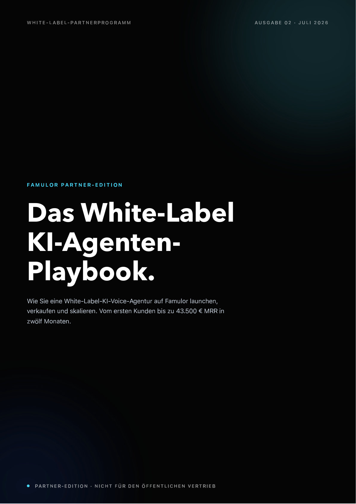 Cover des Famulor White-Label KI-Agenten-Playbooks