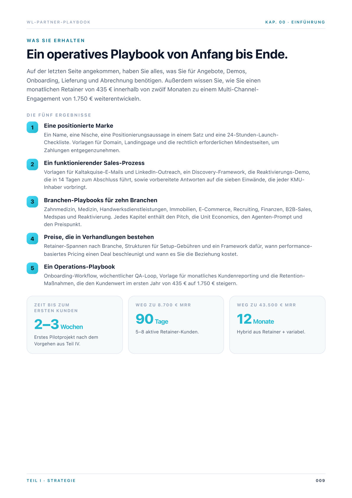 Kap. 00 · Die fünf Ergebnisse